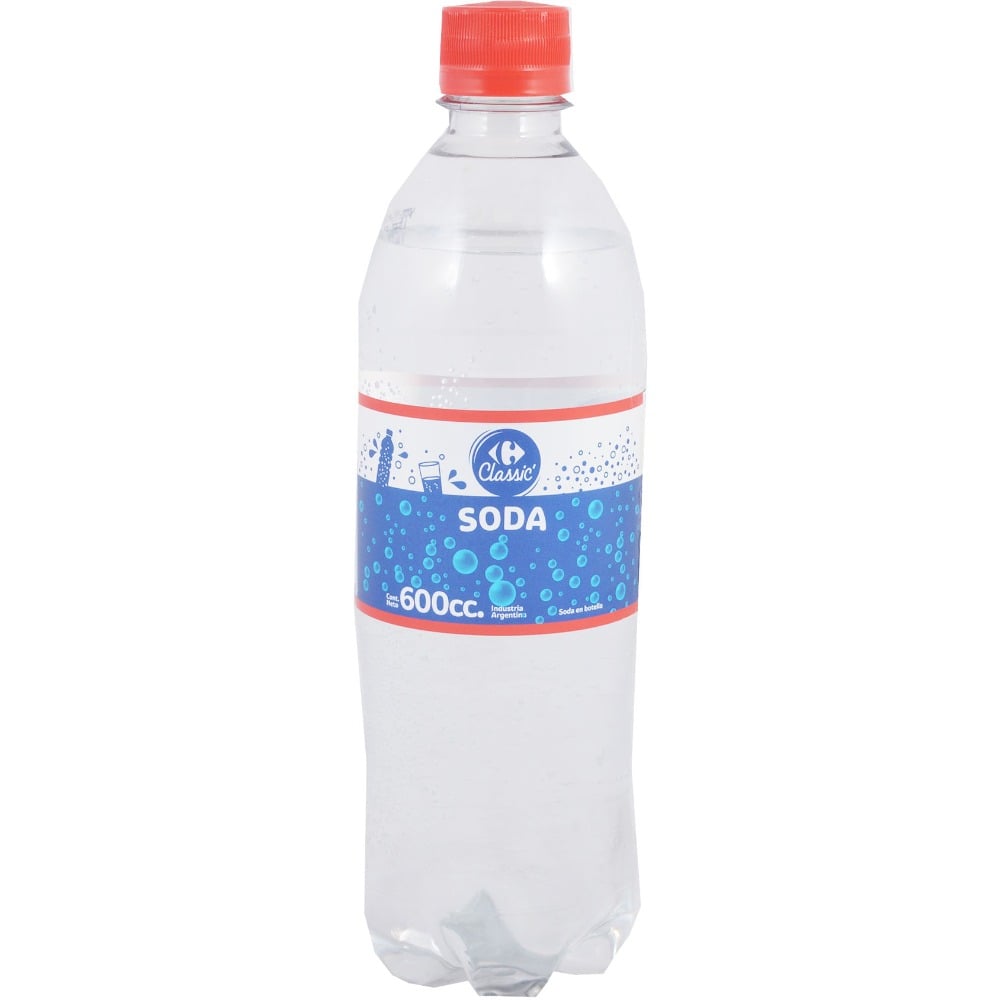 Soda Carrefour Classic en botella 600 cc.