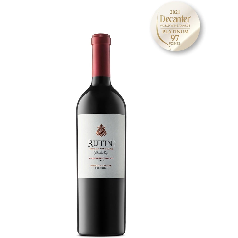 Vino tinto Cabernet Franc Rutini Guatallary 750 ml
