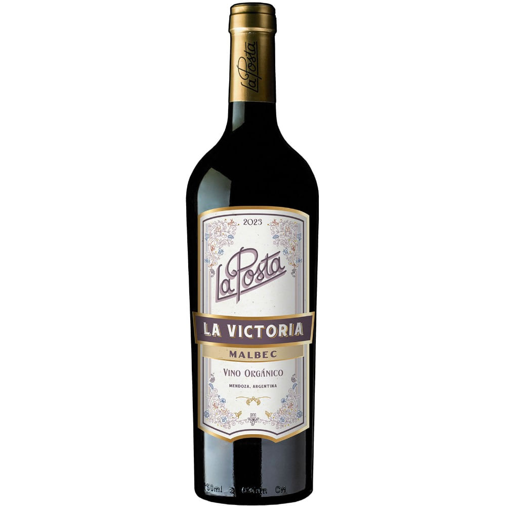Vino tinto orgánico Malbec La Posta La Libertad 750 ml