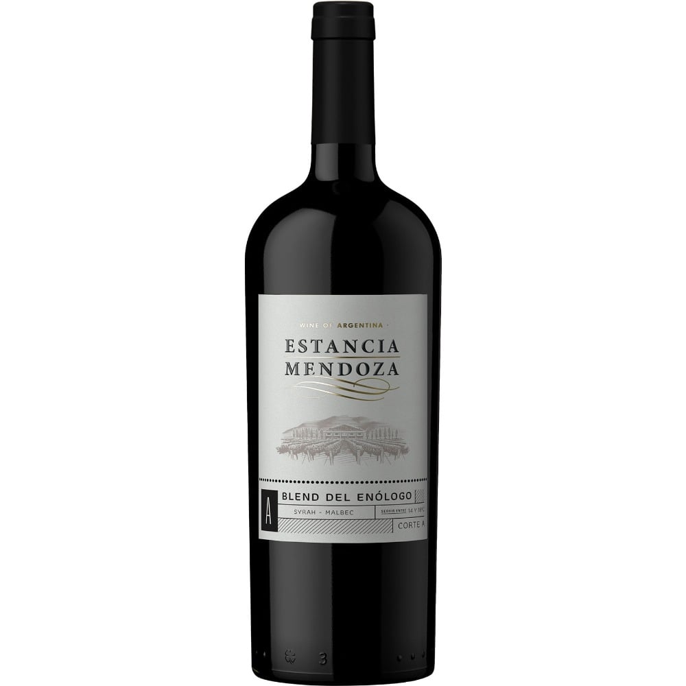 Vino tinto blend del enologo Estacion Mendoza en botella 1 lt.