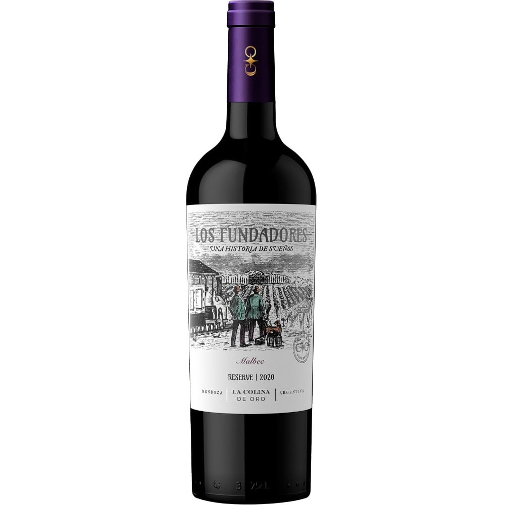 Vino tinto Malbec Los Fundadores 750 ml