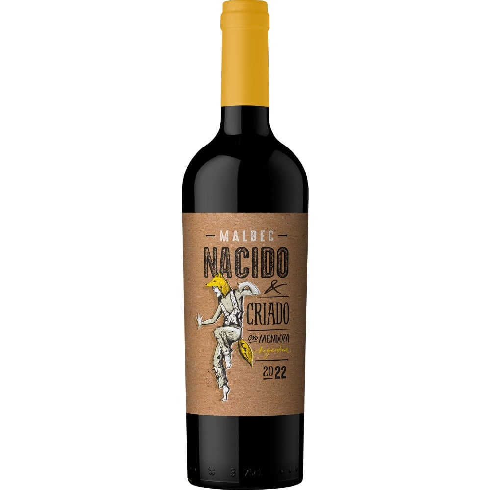Vino tinto Malbec Nacido y Credico 750 ml
