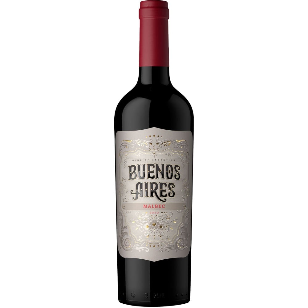 Vino tinto Malbec Buenos Aires 750 ml