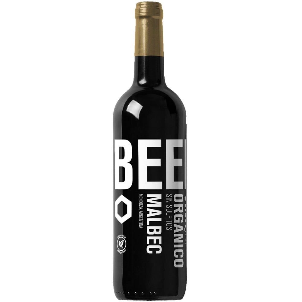 Vino Malbec orgánico Beepure 750 ml