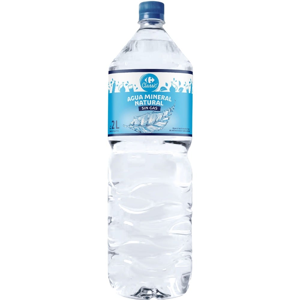 Agua mineral sin gas Carrefour Classic 2 lts