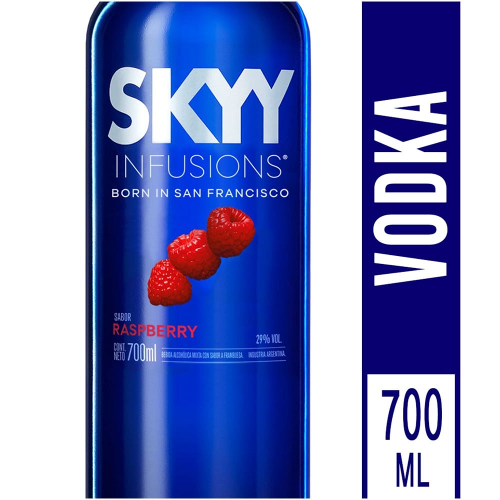 Vodka Sky Infusions Raspebery 700 Ml