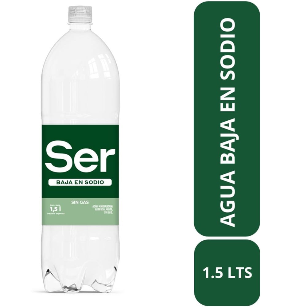 Agua Ser Baja En Sodio 1.5 L