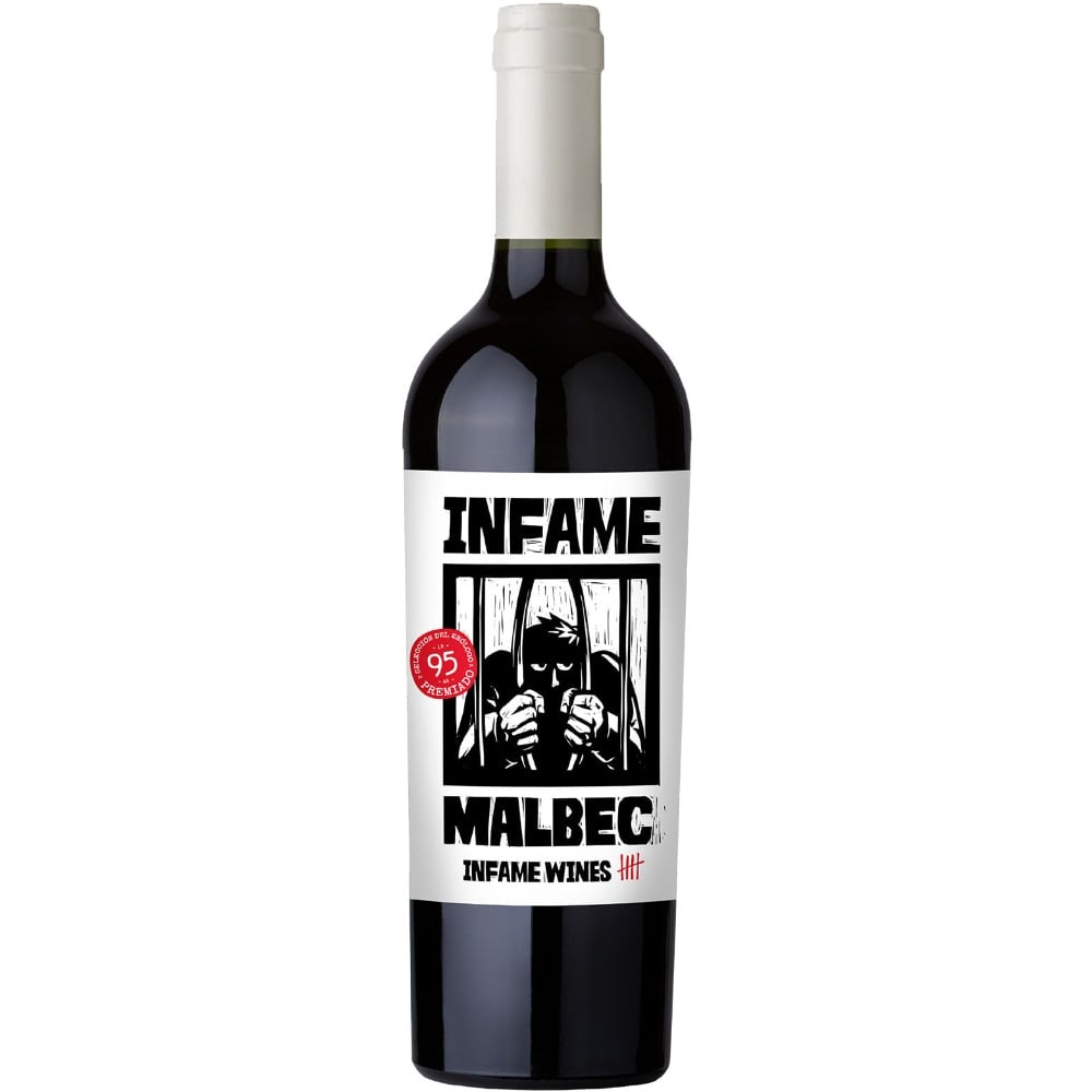 Vino tinto Malbec Infame en botella 750 ml