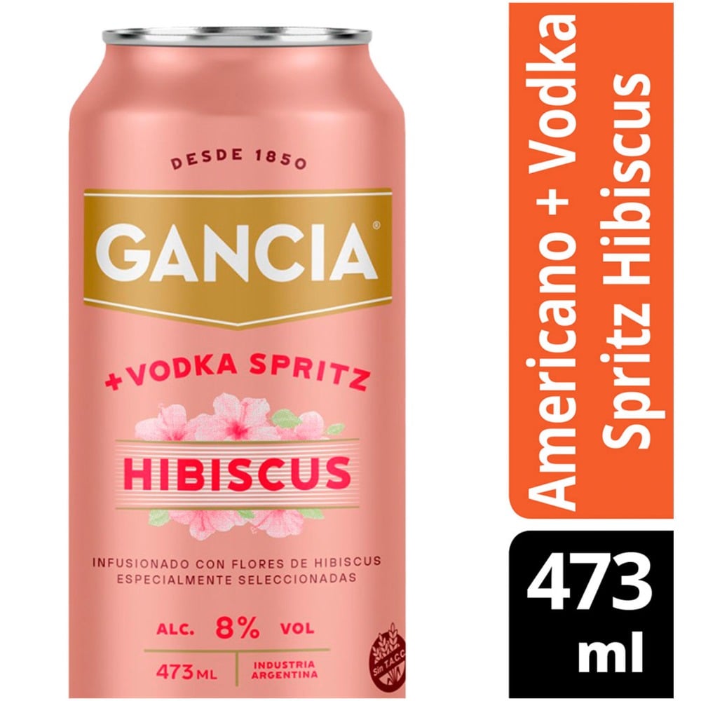 Aperitivo Gancia Hibiscus Vodka 473ml