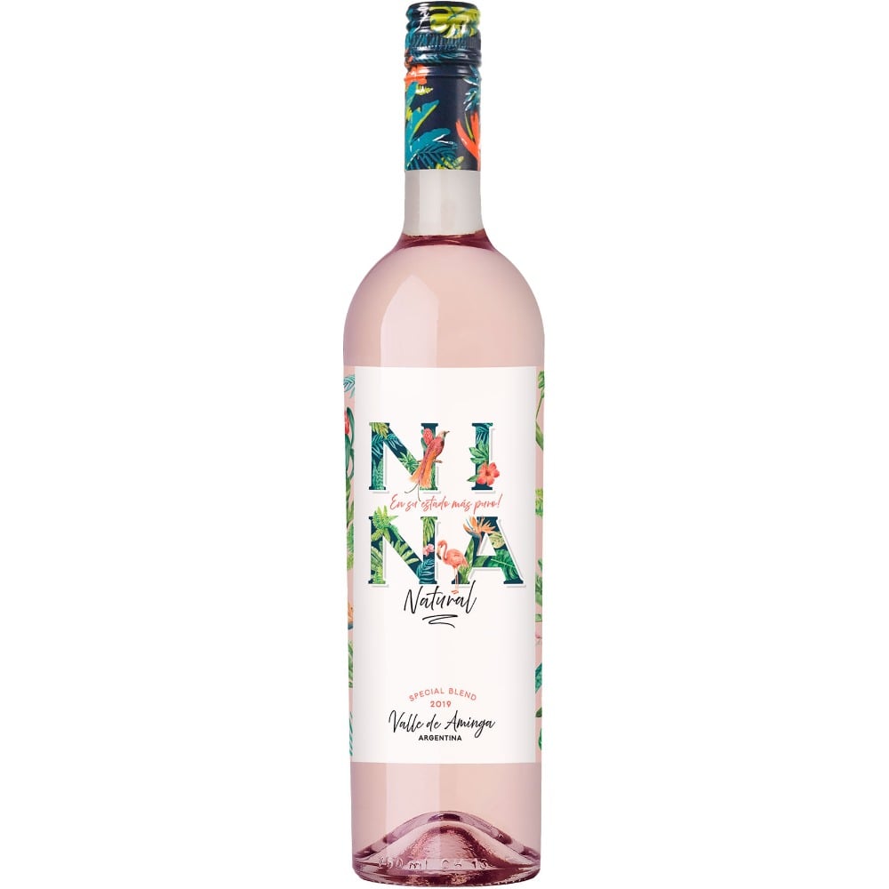 Vino rosado natual Nina especial Blend 750 ml