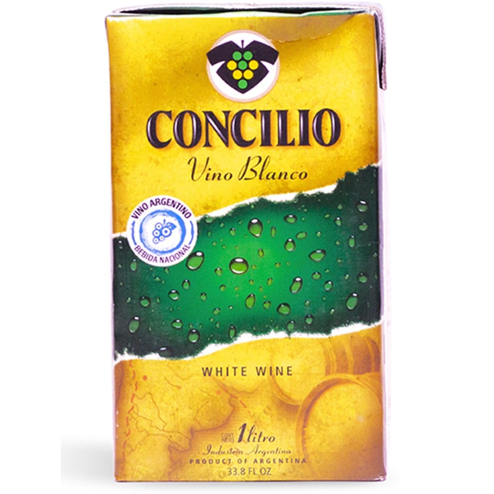 Vino blanco Concilio brick 1 lt
