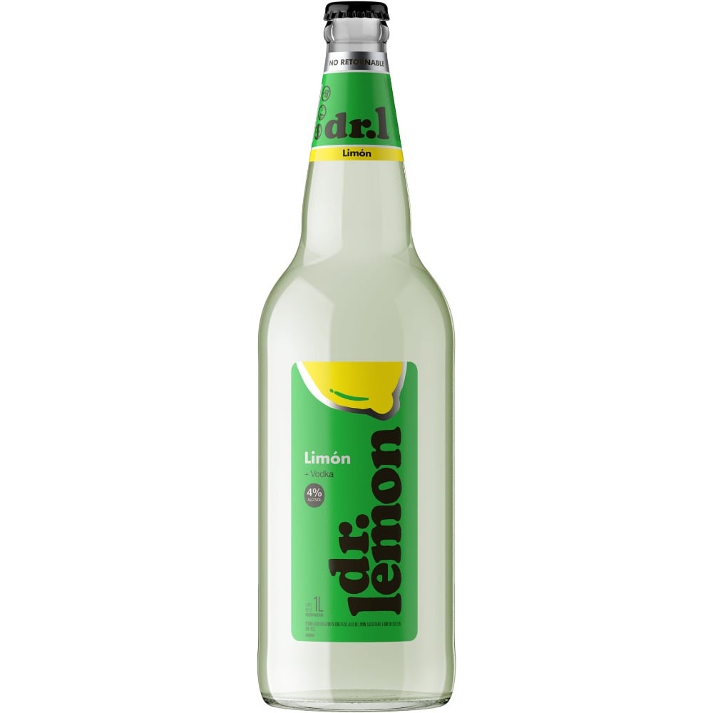 Aperitivo Dr Lemon Limón Con Vodka 1 L