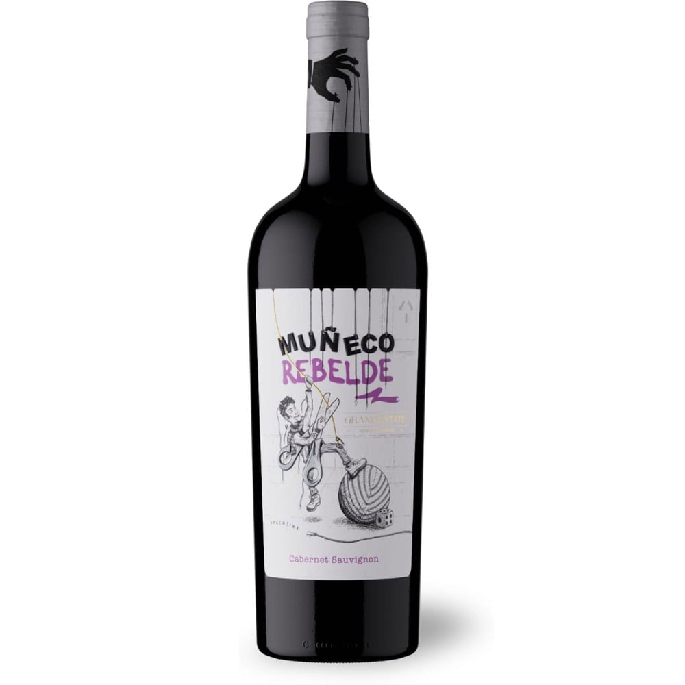 Vino Cabernet Sauvignon Muñeco Rebelde 750 Ml.