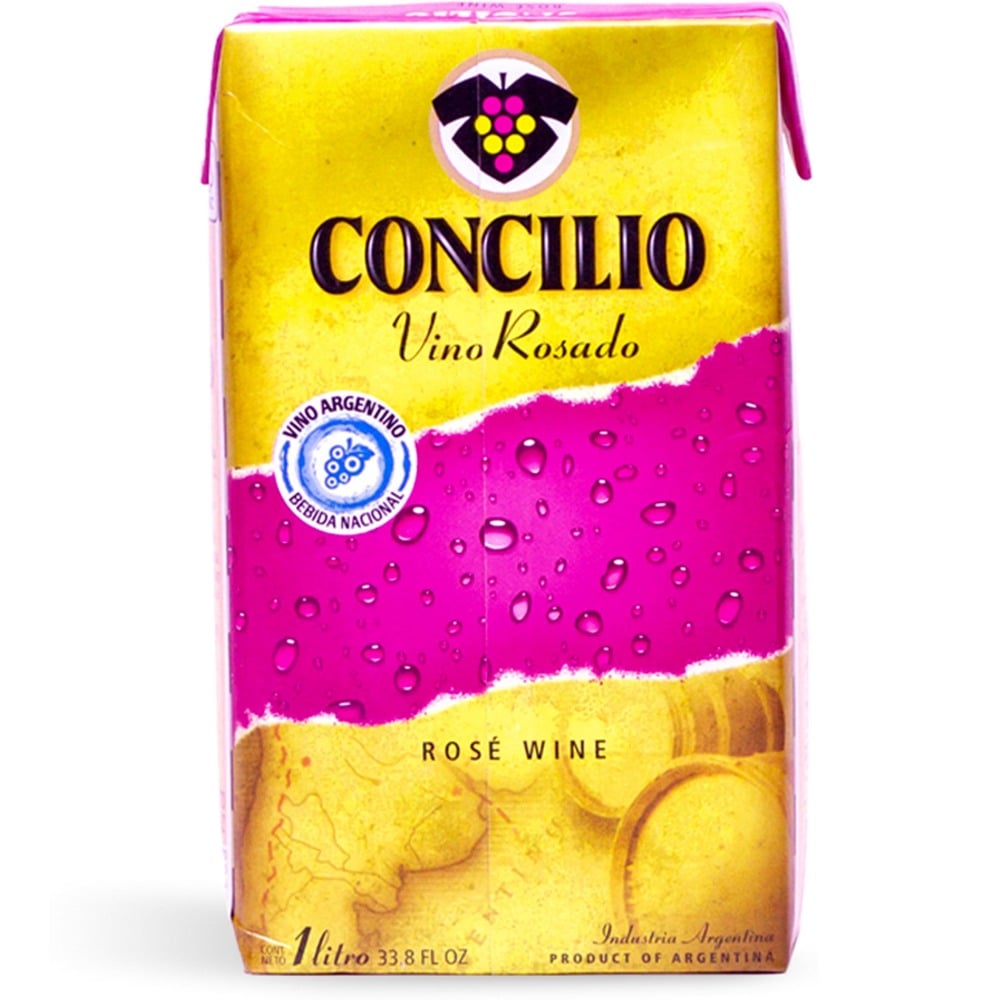 Vino rosado Concilio brick 1 lt