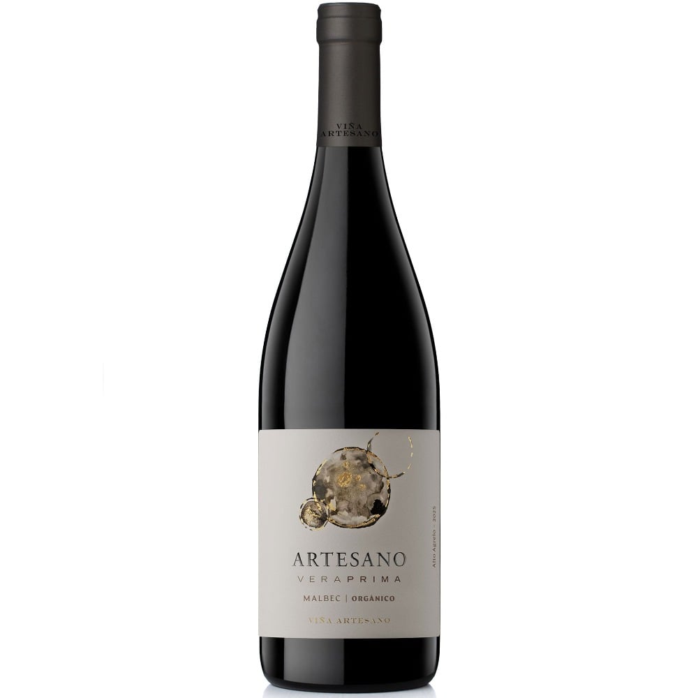 Vino tinto Malbec orgánico Artesano Veraprima 750 ml