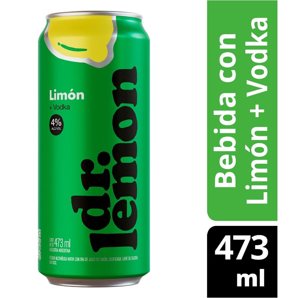 Aperitivo Dr Lemon Limón Con Vodka  473 Ml