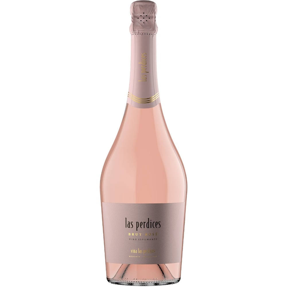 Vino espumante rose charmat Las Perdices botella 750 cc.
