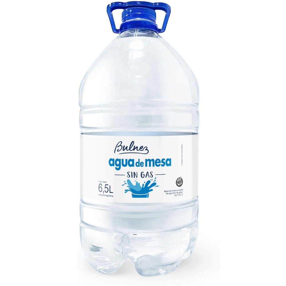 Agua de mesa sin gas Bulnez bidón 6,5 lts