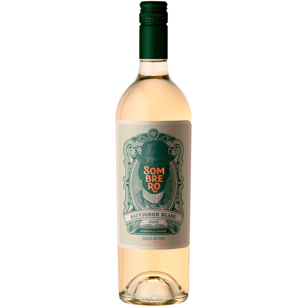 Vino blanco savignon blanc Sombrero en botella 750 cc.