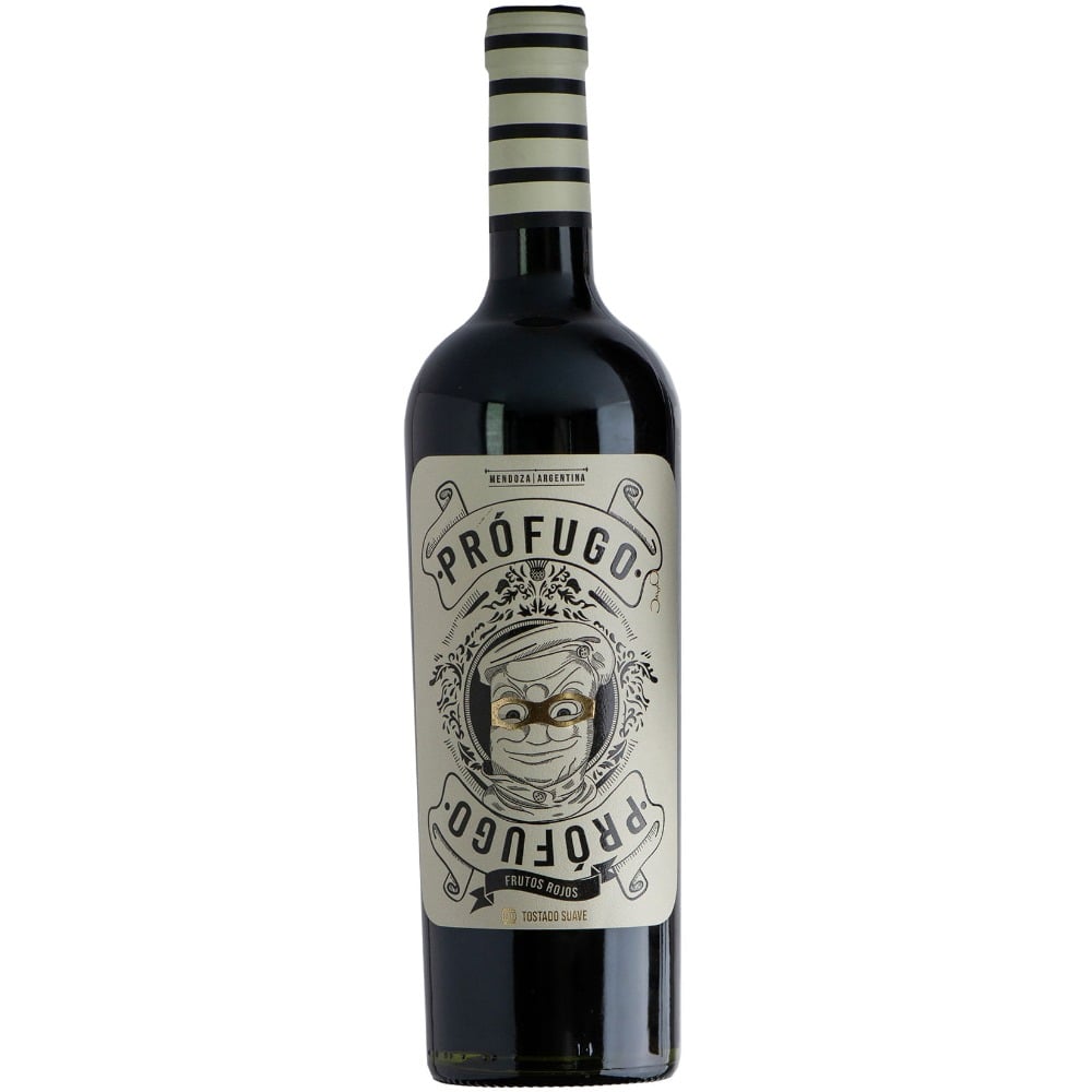Vino Prófugo Frutos Rojos Malbec 750 Ml X6