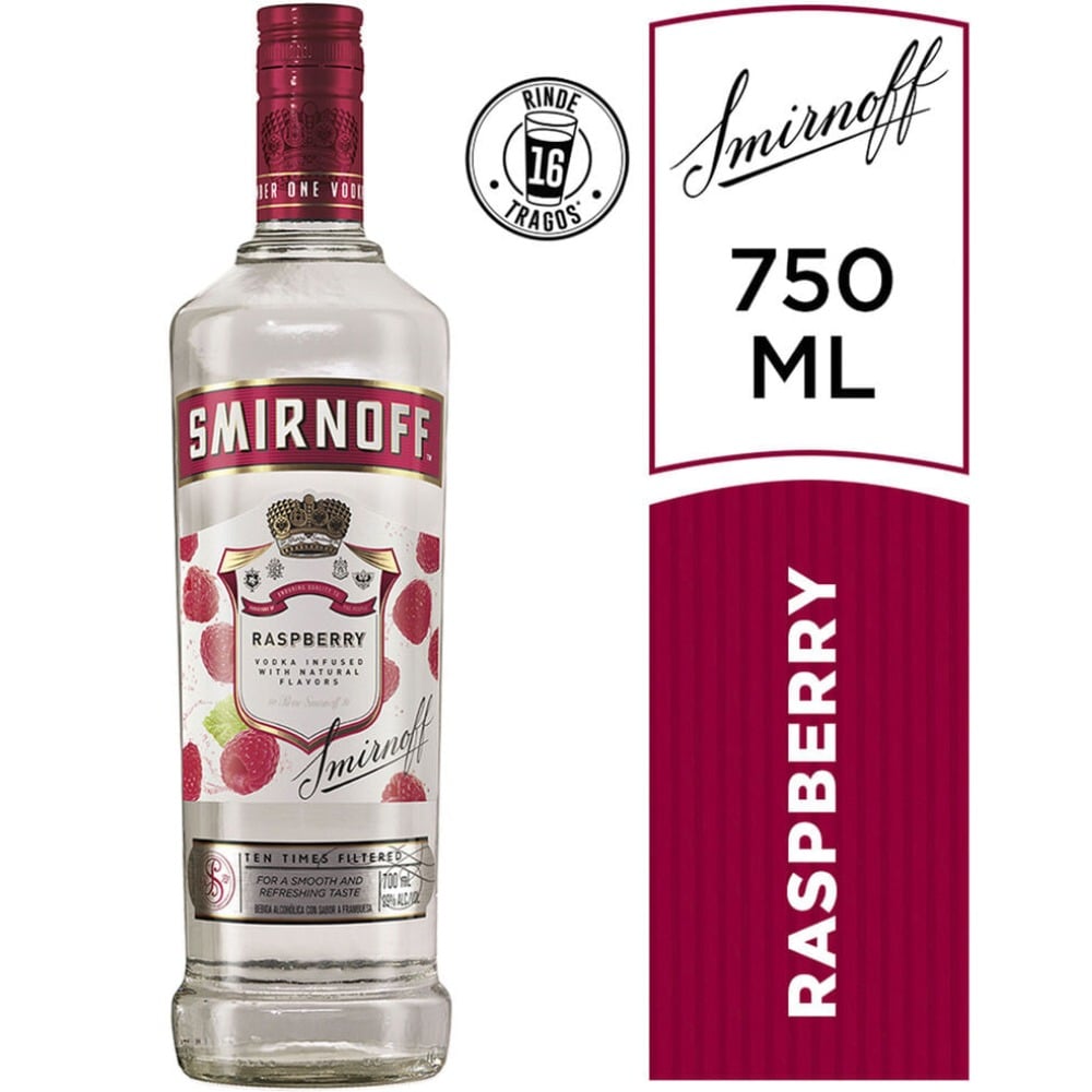 Vodka Smirnoff raspberry 700 cc.