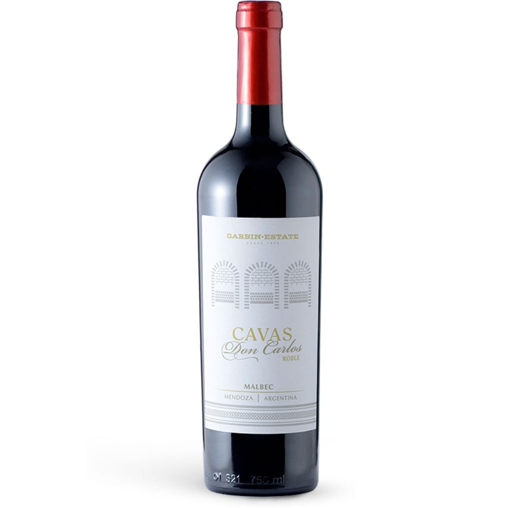 Vino tinto Malbec Cava Don Carlos 750 ml