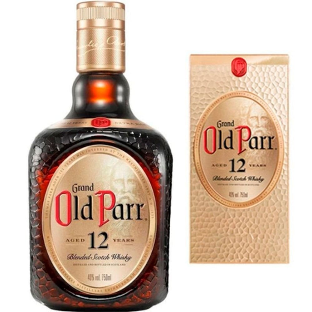 Whisky Old parr 12 años botella 750 ml.