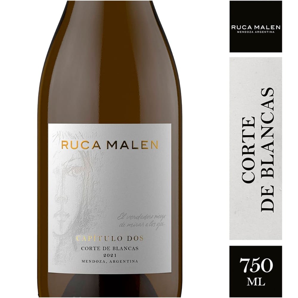 Vino blanco Chardonnay Ruca Malen cap 2 750 ml