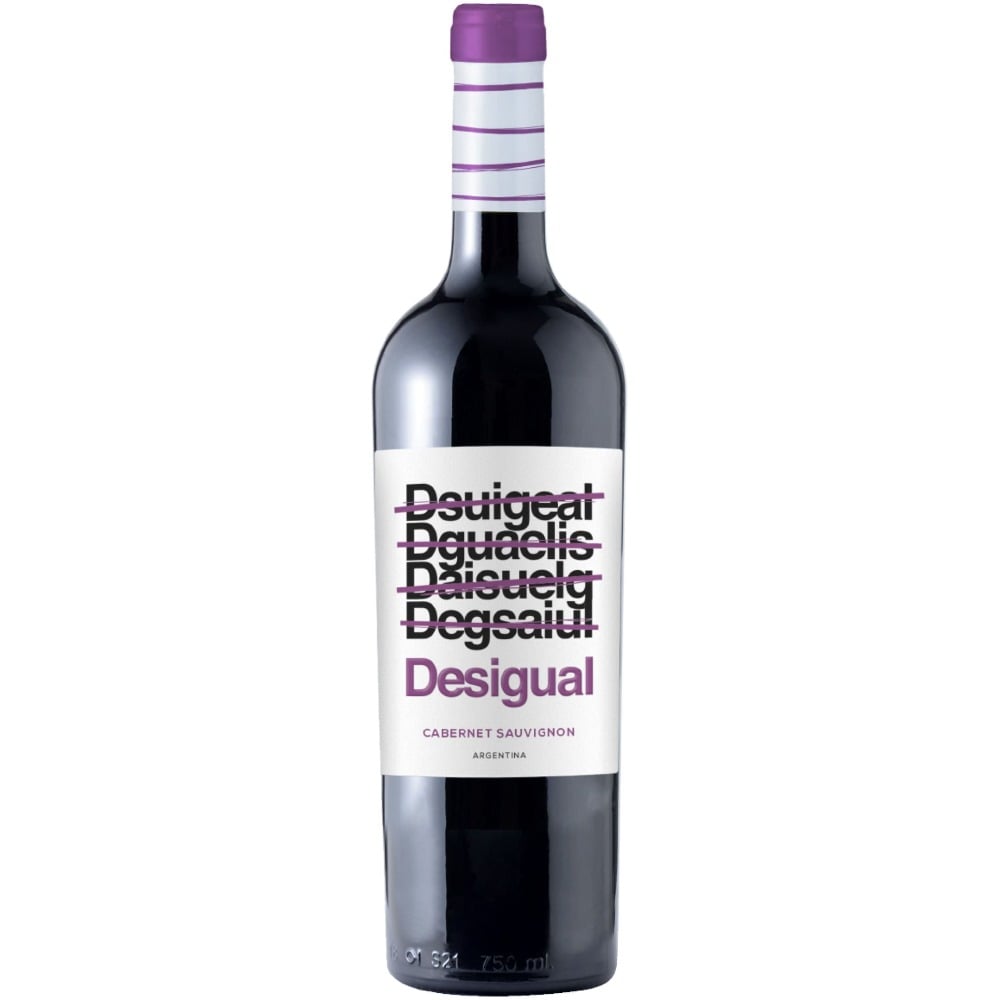Vino tinto Cabernet Sauvignon Desigual 750 ml