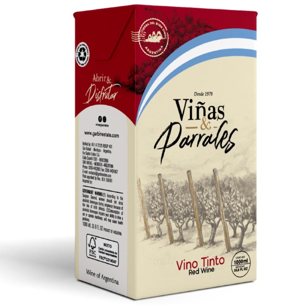 Vino Tinto Viñas&Parrals 1 Lt.