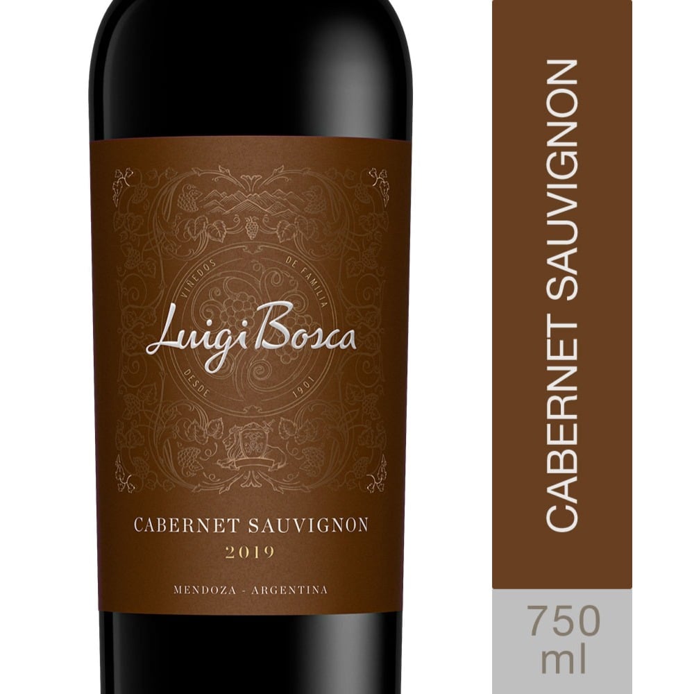 Vino tinto Cabernet Sauvignon Luigi Bosca 750 ml