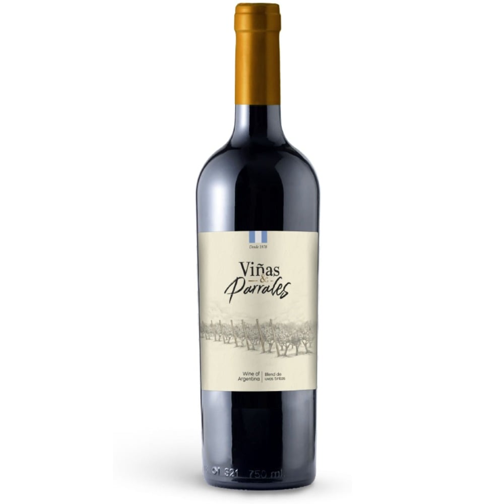 Vino tinto Blend Viñas y Parrelas 750 ml