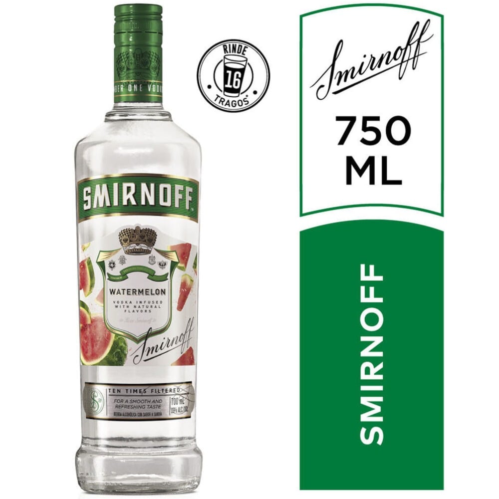 Vodka Smirnoff watermelon 700 cc.