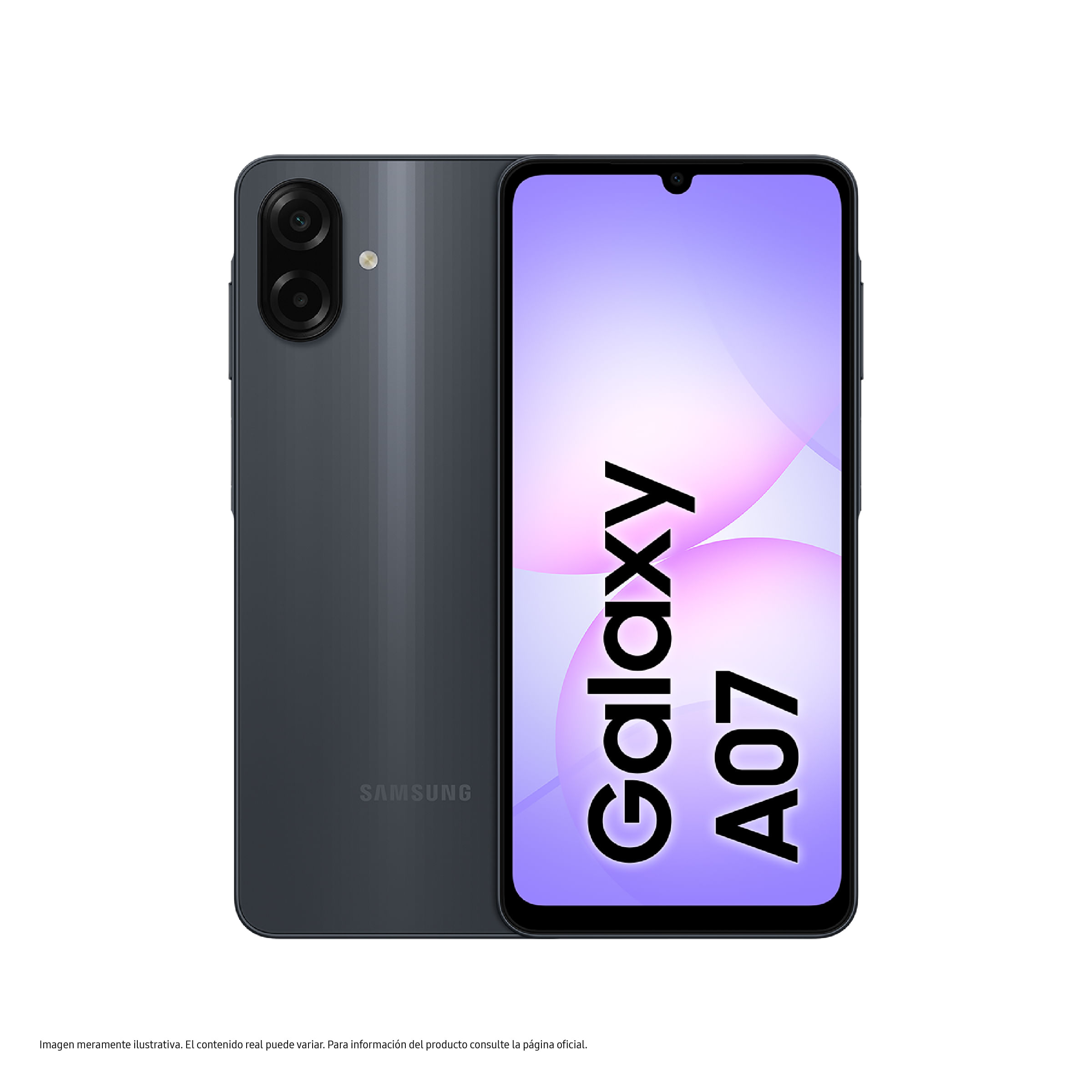 Celular Samsung Galaxy A07 128gb Black Sm-A075f