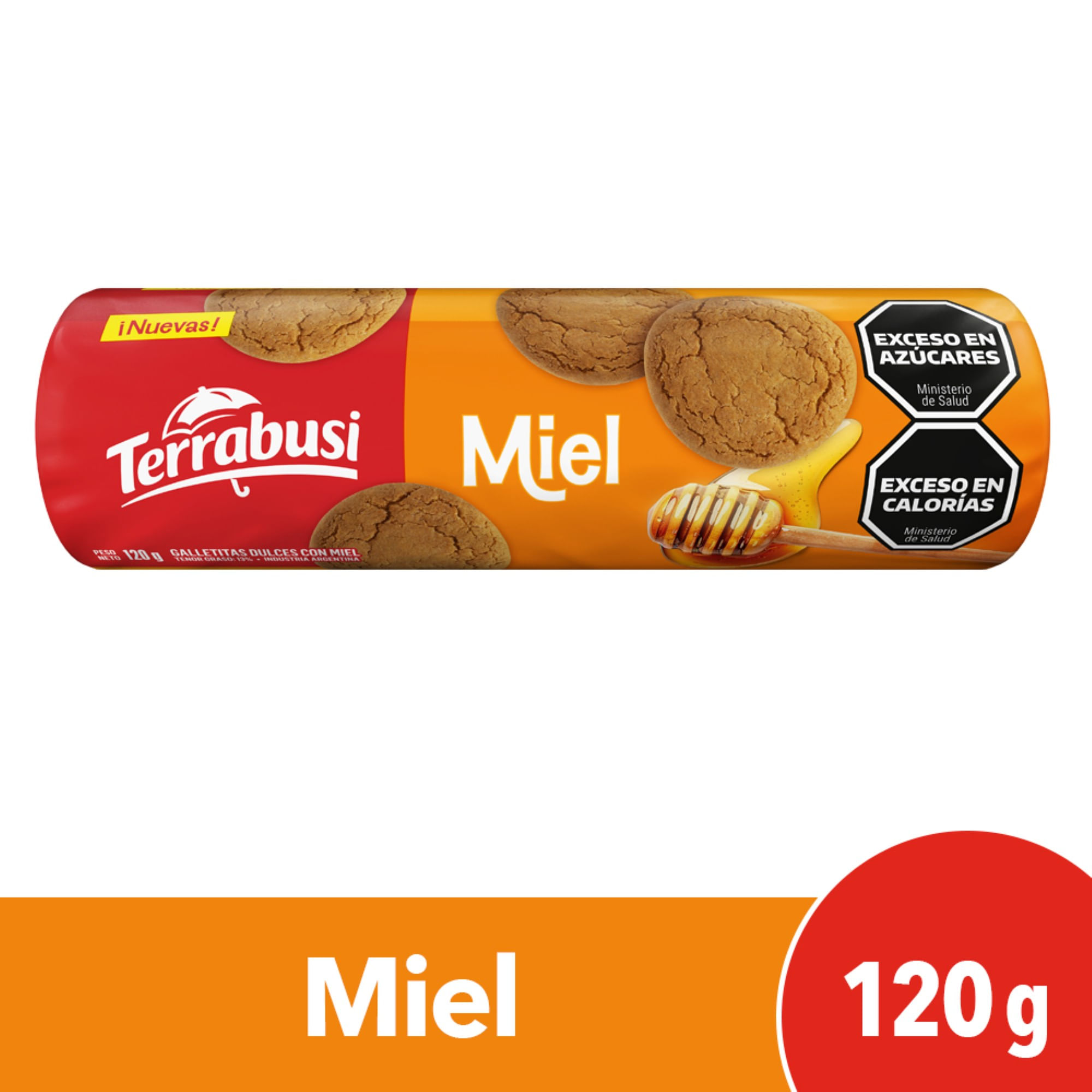 Galletitas dulces Terrabusi miel 120 grs