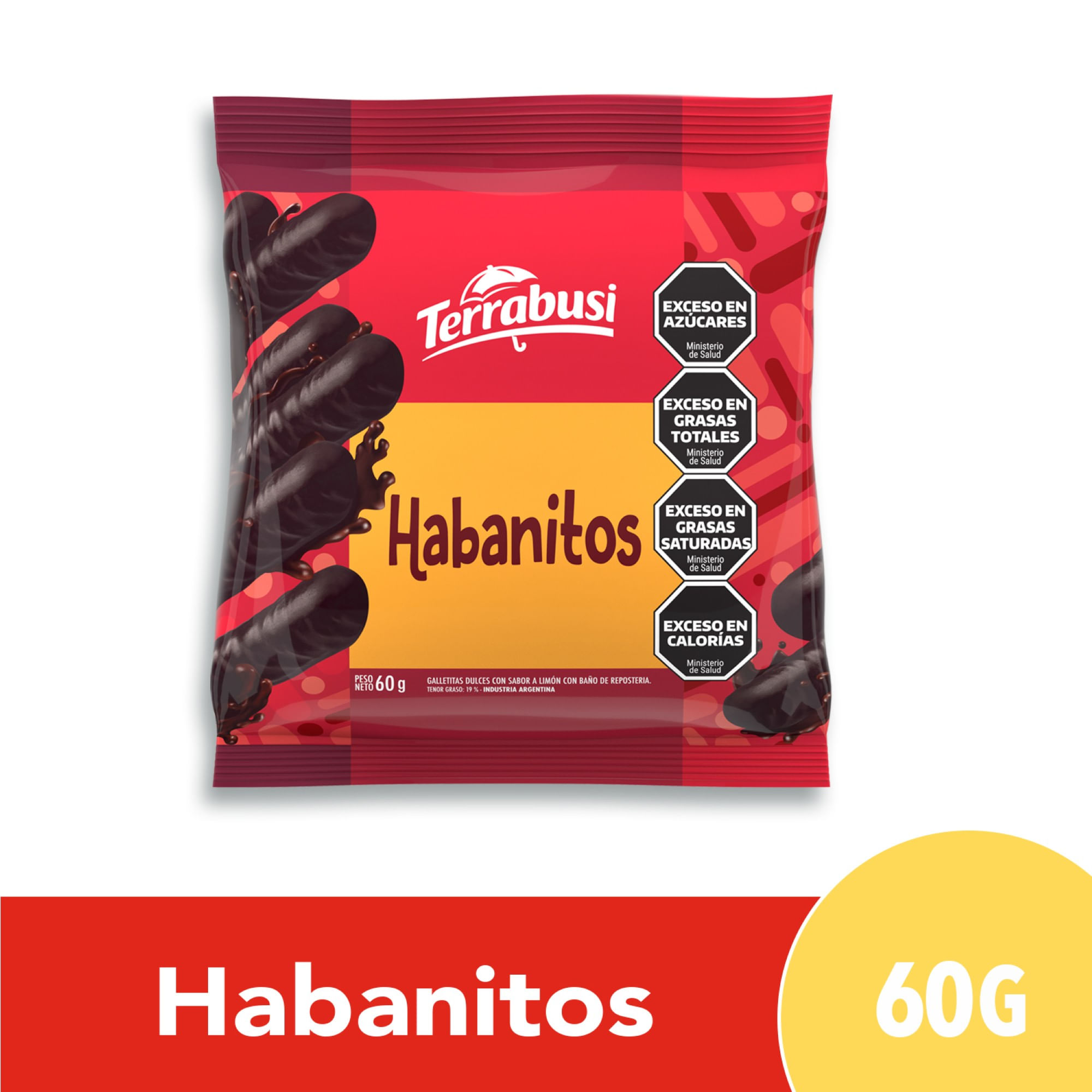 Habanitos Bañados Terrabusi 60 G