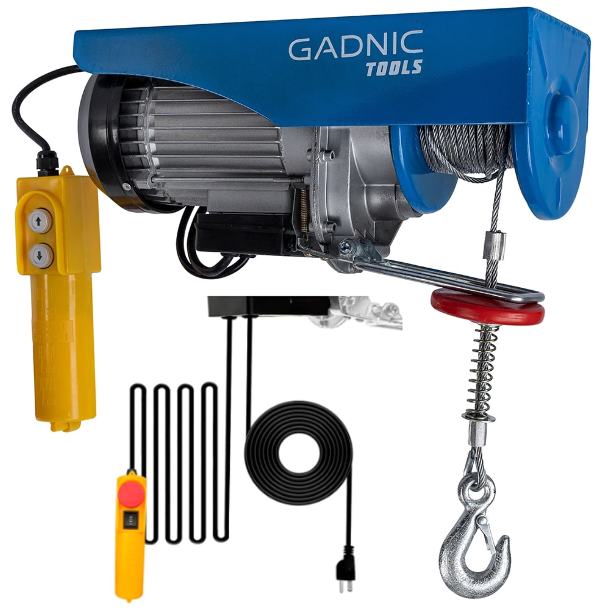 Aparejo Eléctrico Gadnic AP500 Hasta 500kg 1020w Gancho Doble y Simple Reforzado