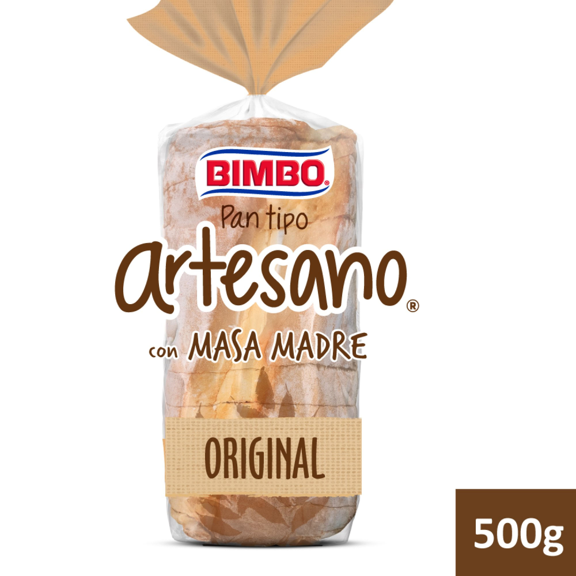 Pan Blanco Bimbo Artesano Con Masa Madre 500 G