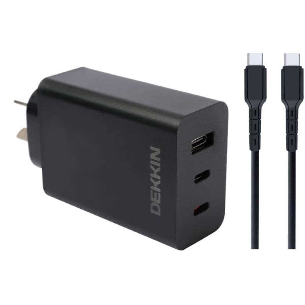 Kit Dekkin cargador de pared 65w cable tipo c ca