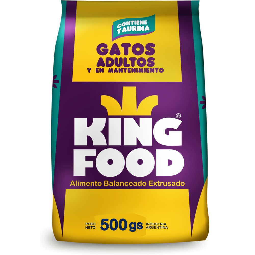 Alimento Para Gato King Food Adulto 500 Gr