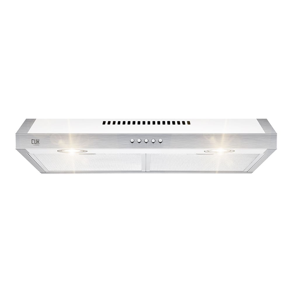 Extractor De Cocina Cuk By Gadnic Ext55100 100w Doble Filtro Aluminio 2 Luces Led