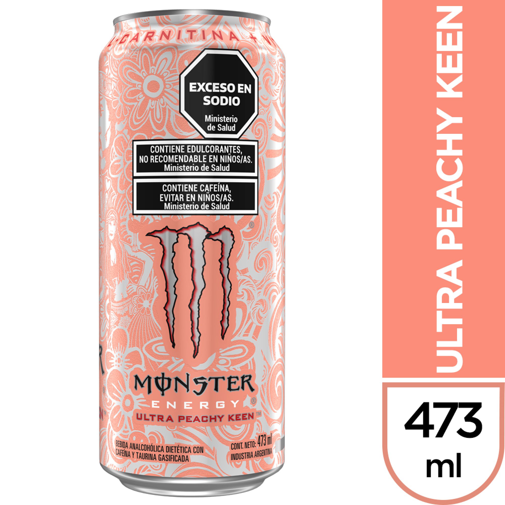 Bebida Energizante Monster Ultra Pachy Keen 473 Ml