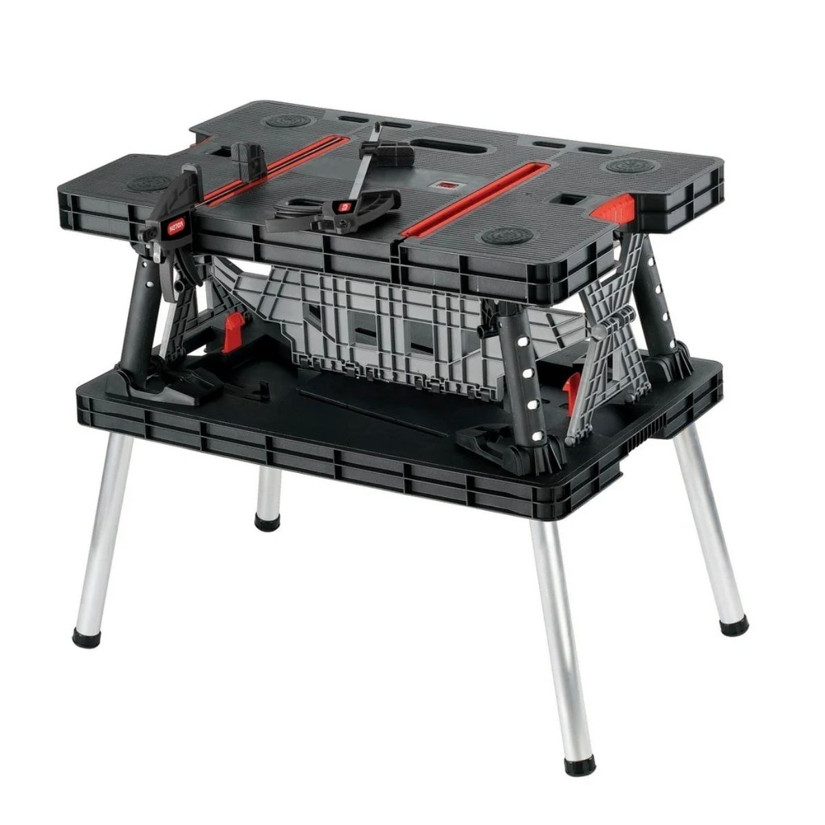 Banco De Trabajo Plegable Keter Color Negro