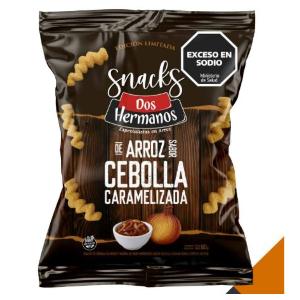 Snack cebolla caramelizada Dos Hermanos 80 grs