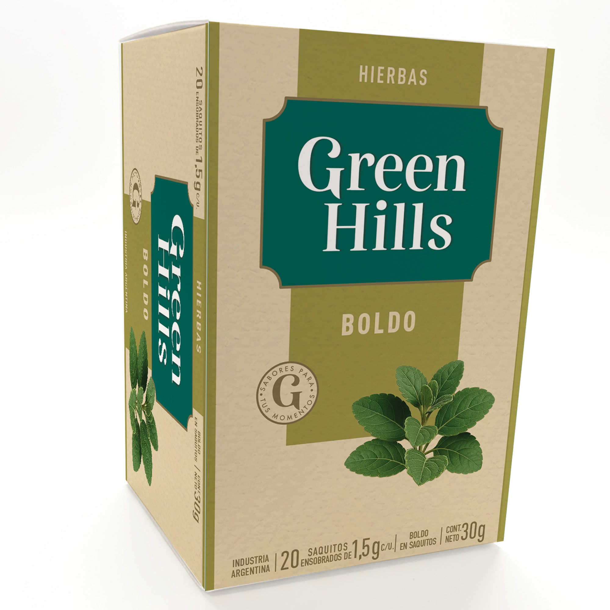 Té de boldo Green Hills 20 uni