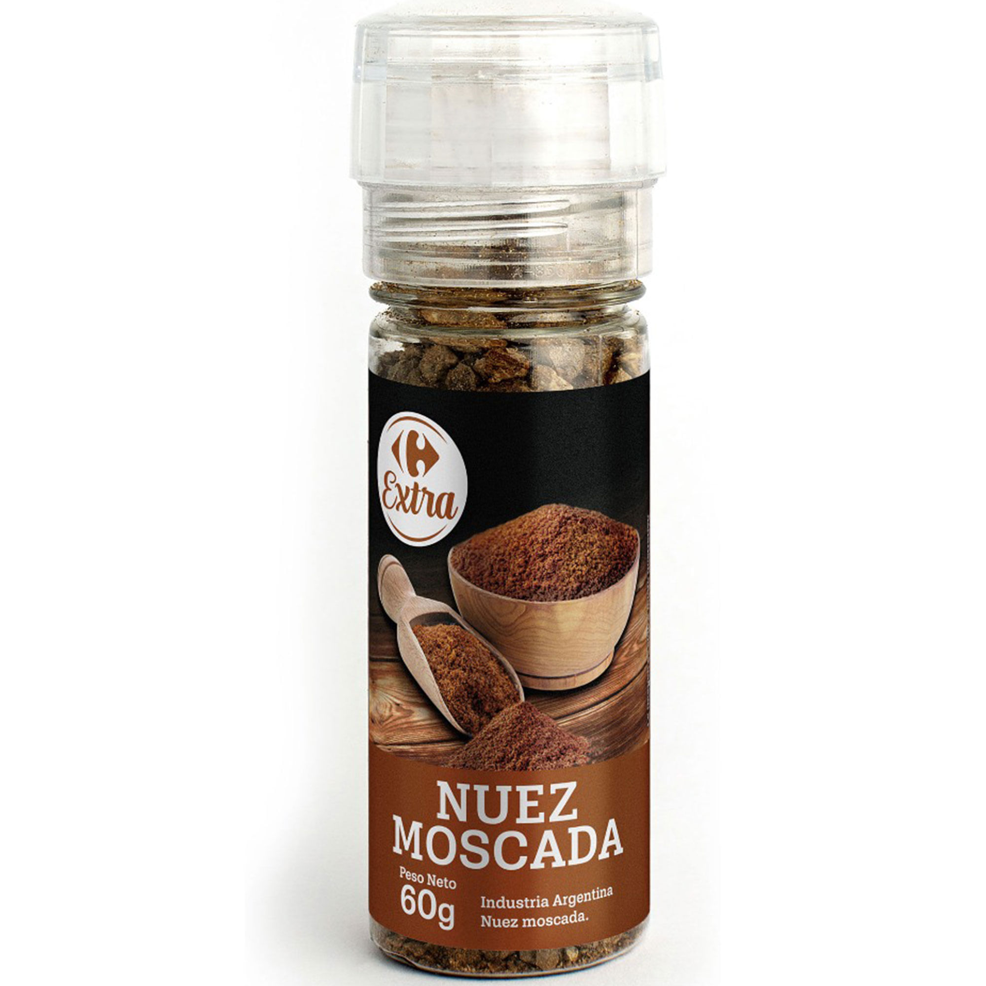 Molinillo nuez moscada Carrefour Extra 60 grs