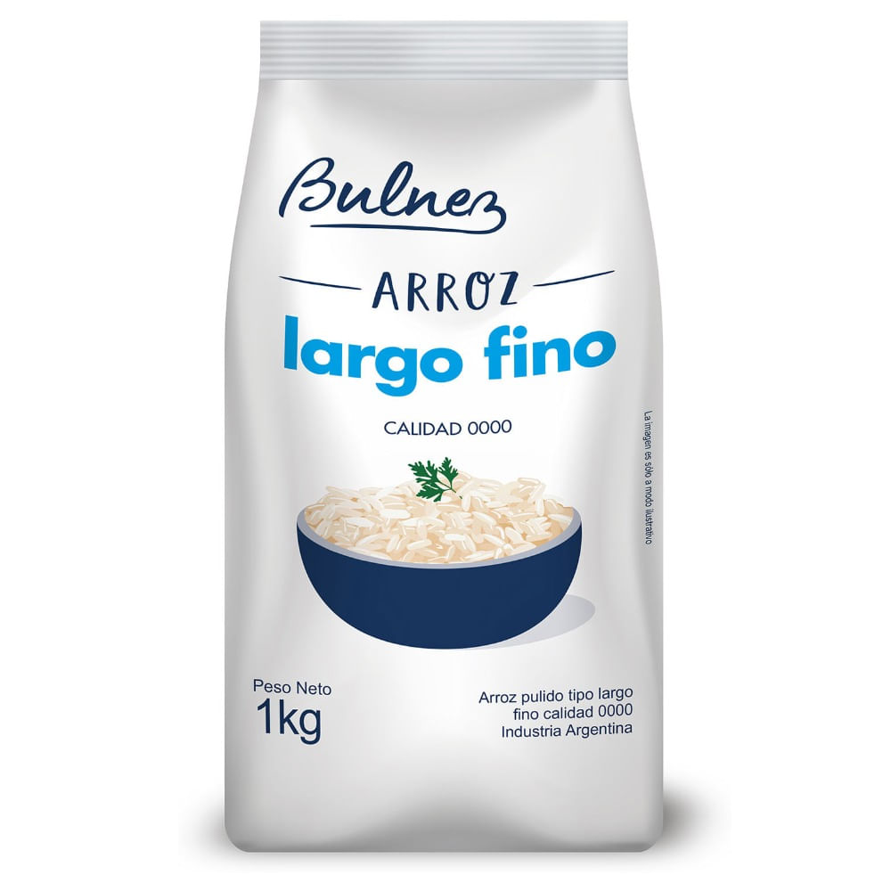 Arroz largo fino Bulnez 1 kg