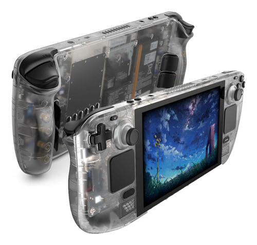 Funda RíGida Compatibles Con Steam Deck Estuche Transporte Dehuka Negro