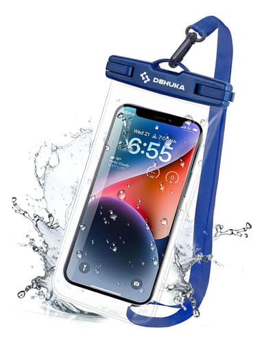 Funda Impermeable Para Celular Con Cierre Seguro - Resistente Al Agua Y Sumergible Dehuka