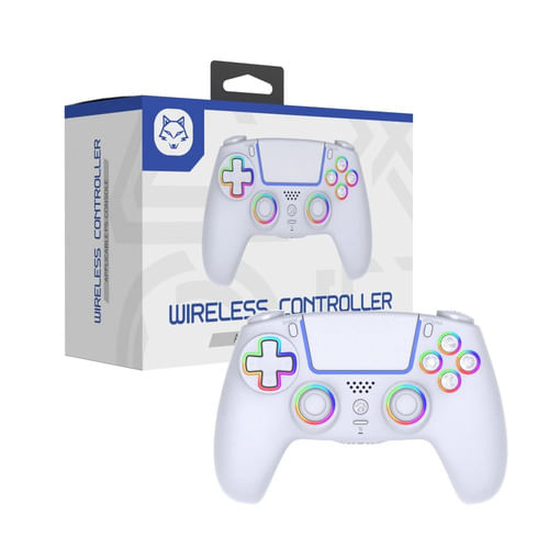 Dehuka Control Inalámbrico Rgb Compatible Con Ps5, Ps5 Slim, Ps5 Pro Y Pc Con Luces Y Vibración